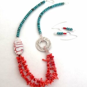 Set of Necklace and Earrings III