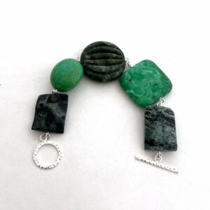 Green Big Stone Bracelet II