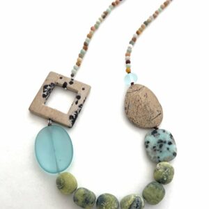 Jasper Buckle Necklace III
