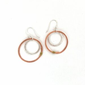Hammered Copper II Earrings