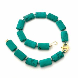 Hubei Turquoise Pillow Necklace II