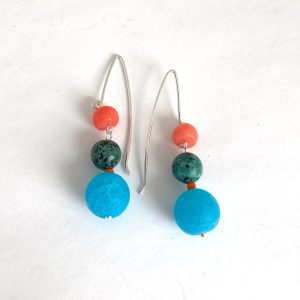 Turquoise Coral Drops II