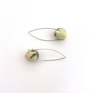 Yellow Turquoise Earrings