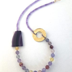 Fluorite Agate Necklace III