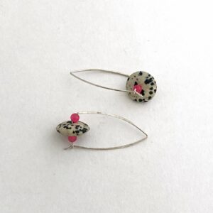 Dalmatian Jasper Earrings III