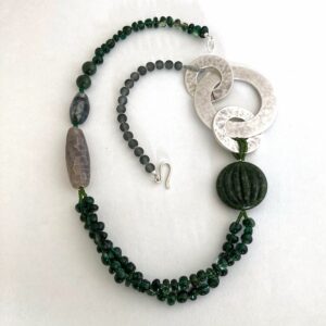 Green Grey Necklace II