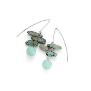 Amazonite Turquoise Earrings II